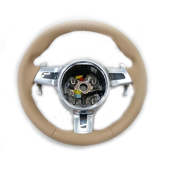 PDK Sports Steering Wheel - Luxor Beige Leather